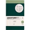 LEUCHTTURM1917 368180 Jottbook A5, 59 pagine numerate, Bianco, Sage + Forest Green, confezione doppia
