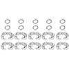 Fdit 10PCS Bird Foot Rings Anti Escape Pappagallo Leg Ring Birds Anklet Ring Outdoor Fly Training Activity Ring Clip per Pet Training(#15)