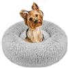 OKPOW Cuccia Morbida per Cani Gatto: Pelosa Lettino Puffy per Cuccioli Nuvola - Lavabile Peluche Ciambella Cuccia Calmante per Animali Domestici