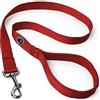 iGadgitz Home U7160 Guinzaglio per Cani Imbottito, Guinzaglio Cane con Maniglia Imbottita -Rosso -180cm (1.8m)