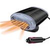 Jaaduem Riscaldatore per Auto 12V 150W, 2 in 1 Parabrezza Sbrinatore, Riscaldamento Auto Portatile, 2 in 1 Riscaldamento/Raffreddamento Mini sbrinatore per Auto con Spina per accendisigari