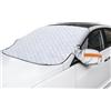KLVGTIFS Copri Parabrezza per Auto, 5 Magneti Copertura Parabrezza, Copertura Auto Antigelo Inverno con Coperture Riflettenti, Protezione Anti UV, Neve, Grandine, Gelo, Polvere, per SUV, 147 x 108 cm
