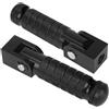 BOXOB 2pz Pedane per Moto, 90 Gradi Pedane Pieghevoli Bici Mini Pedali Universali Antiscivolo per Bici Elettriche Moto da Cross Kart Scooter Accessori di Ricambio