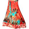 Magic Incredibile-art Vintage Silk Sari Magic Wrap Gonna Reversibile Hippie Sarong