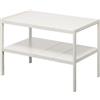 YAMAZAKI 4948 TOWER 2Tiered Extendable Organizer, white, Steel, 5085 x 30 x 35 cm