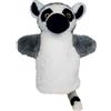 EcoBuddiez Bambola a mano - Coda di riccia Lemur di Deluxebase. Lemur peluche per bambini Eco-Friendly Animal Toy Bambola per Pretend Play e regali per bambini.