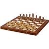 Sunrise Chess & Games Eleganti scacchi all'alba, Sunrise Chess & Games German Staunton Gold Tournament Chess Dimensioni n. 5 Figure indiane tedesche La durabilità in acacia da 3,5 pollici