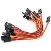 vuniversum 10 pezzi 5 cm di estensione patch JR Futaba Robbe Hitec compatibile maschio a maschio, cavo patch 22 AWG per ricevitore Gyro modellismo RC (10 x 5 cm)