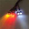 KEEDA Kit Luci RC Fari LED Fanali Posteriori per 1/10 1/8 RC Modello Auto Camion Illuminazione (6 LED)