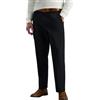Haggar Men's Big-Tall Premium No Iron Classic Fit Plain Front Pant, Black, 46x32