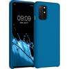 kwmobile Cover per OnePlus 8T Custodia - Back Case per Smartphone in Silicone TPU - Protezione Gommata - blue reef