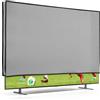 kwmobile Protezione Compatibile con 85 TV - Cover Proteggi-Schermo PC e TV - Custodia Protettiva Anti-Polvere da Interno - grigio chiaro
