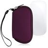 kwmobile Custodia Mouse Wireless Compatibile con Apple Magic Mouse 1/2 - Custodia Neoprene Mouse - Astuccio Porta Mouse PC Gaming mora