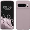 kwmobile Cover per Google Pixel 8 Pro Custodia - Back Case per Smartphone in Silicone TPU - Protezione Gommata - nuvola viola