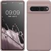 kwmobile Cover per Google Pixel 7 Pro Custodia - Back Case per Smartphone in Silicone TPU - Protezione Gommata - lilla color carne