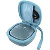 Aenllosi Custodia Rigida Protettiva per Bose SoundLink Micro, Blu Stone | Struttura in EVA, Protezione da urti, Protezione da graffi, Chiusura con cerniera, Formato dedicato al modello indicato