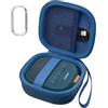 Aenllosi per Bose New SoundLink Micro Altoparlante Bluetooth Portatile 2ª Gen Custodia da Viaggio Rigida, Solo Custodia, Blu navy