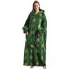 Shamdon Home Collection Coperta con cappuccio oversize per donne uomini adulti - extra lunga, calda e morbida, con cappuccio, coperta indossabile felpa, regali per Natale e compleanno, L-XXL Plus