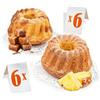 Ou Yes! 12 pz x 51 g Muffin assortiti - Confezionati singolarmente - Pronto uso - Peso netto 612 g (51 g (Confezione da 12), Ananas & Caramello)