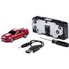 Carson 1:60 Nano Racer Ford Mustang ShelbyGT500 rossa - Auto telecomandata, veicolo RC, giocattolo per bambini, telecomandata, auto RC, telecomando 2,4 GHz