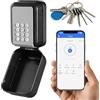 Ruioomeep Smart Connected Cassaforte per chiavi, Bluetooth Lock Box supporta TTLock APP e codice PIN, cassaforte digitale, cassaforte per chiavi, cassaforte intelligente per casa, ufficio, casa garage