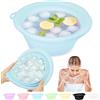 Musiwanna Face Ice Bath Bowl - Ciotola pieghevole per il viso, ciotola in silicone per il bagnetto del ghiaccio, per il viso, per il ghiaccio, per il viso, per il ghiaccio, per l'uso domestico o in