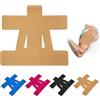 GTAGKOMMEN 12pcs tape kinesiologico per spalla,kinesio tape per spalla,Ipoallergenico,traspirante, impermeabile e resistente al sudore, con una forza adesiva che dura 4-7 giorni e un'elasticità del 170%(beige)