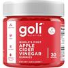 Goli Nutrition, Apple Cider Vinegar Gummies (Gomme di Aceto di Sidro di Mele), 500 mg, 30 Gommine vegane, Senza Gelatina, Testate in Laboratorio, Senza Glutine, Vegetariane, Senza Soia, Senza OGM