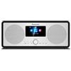 Panasonic RF-D40EG-K Radio Internet e DAB+/FM con Bluetooth, 6W, Altoparlanti da 7,5 cm, LCD a Colori TFT da 2,4, Sveglia e Sleep Timer, Telecomando, USB, Wi-Fi, Nero