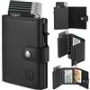 TEEHON Portafoglio Uomo RFID Bloccante Pelle Sintetica, Portafoglio Uomo Slim con Porta Carte di Credito, Scomparto Banconote, Tasca Monete & Finestra ID - Idea Regalo di San Valentino per Lui