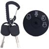 lasuroa 532193350 Interruttore di Accensione con 2 Chiavi, 4 Posizioni 7 Terminali Interruttore di Avviamento Compatibile con Craftsman Husqvarna Poulan MPN Sostituisce 532193350 193350 690049P1