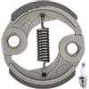 ZAMDOE Gruppo Frizione in Alluminio per Kawasaki TD33 TD40 TD040D TD040H TD040J TD48 TD048D TD048H TD048J TG33 TG033D TG033H TH34 TH034D TH43 TH48 TJ35E TJ45 TJ45E decespugliatore