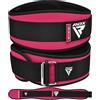 RDX 6.5 Cintura di sollevamento pesi da donna Supporto lombare curvo Allenamento della forza di fitness funzionale, sollevamento pesi Powerlifting squat ginnastica a casa per le signore