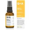 Q+A Siero multi-peptide (30 ml), siero viso anti-età con polipeptidi, senza profumo, leviga le rughe, migliora il tono della pelle ed elasticità per una carnagione giovanile