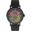 Timex Weekender Day of the Dead TW2Y15900 - Orologio da uomo da 40 mm, cinturino in pelle nera e quadrante nero