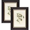 YoHyien Set di 2 Cornici Foto Vintage 13x18 cm, Cornici Portafoto Shabby Chic da Parete e Tavola, Quadro Portafoto Decorative da Appendere Al Muro, Orizzontale e Verticale (Nero, 13 x 18 cm)