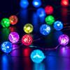 DIELIANHUA 3M 30LEDs Catena Luminosa Natale, Luci Natale Decorazioni, Ghirlanda Luminosa Natales, Luci LED Natales, Adatto per Decorazioni Interne Ed Esterne/C