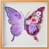 ADDWel Regalo Donna Compleanno - Farfalla in Fiori Eterna Rosa Stabilizzata Vera, Regali Festa Della Mamma Originali, Idee Regalo San Valentino per Lei Fidanzata, Anniversario Matrimonio Moglie