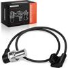Frankberg Sensore dell'albero Motore 3-Poli Compatibile con Serie 3 Compact E36 316i 316g Serie 3 Cabriolet E36 318i Serie 3 E36 316i 318i Serie 3 Coupé E36 316i Serie 5 E34 518i 12141727555