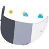 PSLER Visiera per casco K1s, Visiera per casco K1, Visiera tintata K3SV, Scudo facciale di sostituzione per i modelli K1, K1s, K3SV e K5 (Fotocromatico)