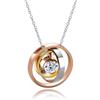 aomoso Collana da donna Moissanite con certificato in argento Sterling 925, taglio al plasma, colore D, qualità VVS1, lunghezza 45 cm, adatta per: festa/viaggio/matrimonio/anniversario.