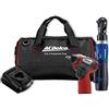 ACDelco ARW1209-K14 G12 Lithium-Ion 12V (10.8V) Electric 3/8" Cordless Ratchet Wrench & 3/8 Impact Wrench Set Power Tool Combo Kit | Tool Set Includes x1 Battery Pack, Charger & Canvas Bag