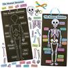 Baker Ross FN434 Kit scheletro umano - Confezione da 4, STEM, scienze, salute e ausili didattici per bambini e scuole