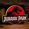 Numskull Lampada 3D Jurassic Park da Parete - Luce Ambientale per Camera, Studio, Casa, Ufficio - Merchandising Ufficiale Jurassic Park