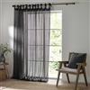 Yard Tenda a pannello velata con lacci Nimbus - Nero - 250x290 cm