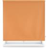 INTERBLIND | Tenda avvolgibile oscurante liscia premium - dimensioni 160 x 230 cm Larghezza per altezza - Misura tessuto 157 x 225 cm - Termico arancione - Isolamento leggero, freddo e calore