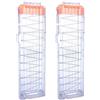 TiGog 2 pezzi clip Magazine per Nerf N Strike, 18-Darts Frecce Clip Magazine, Ricarica rapida Freccette Clip Magazine per Nerf N-Streik Elite Series fucili giocattolo, trasparente