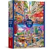 Trefl - Puzzle 2in1: Le Capitali Europee - 2 x 500 Pezzi - Set di Due Rompicapi, DIY, Passatempo Creativo, per Adulti e Bambini dai 10 anni