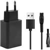 Tiryns 5V Caricabatterie Rasoio Elettrico per Philips Norelco OneBlade 360 QP2724 QP2720 QP2824 QP2734 QP4631 MG7910 MG5910 MG9510 PQ888 PQ889 Regolabarba Caricatore Cavo Ricarica USB Alimentatore