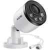 ZOSI 4K 8MP PoE Telecamera di Sorveglianza per Esterni con Audio, Rilevamento Persone/Veicoli, Visione Notturna IR, Funziona con NVR PoE ZOSI, C180